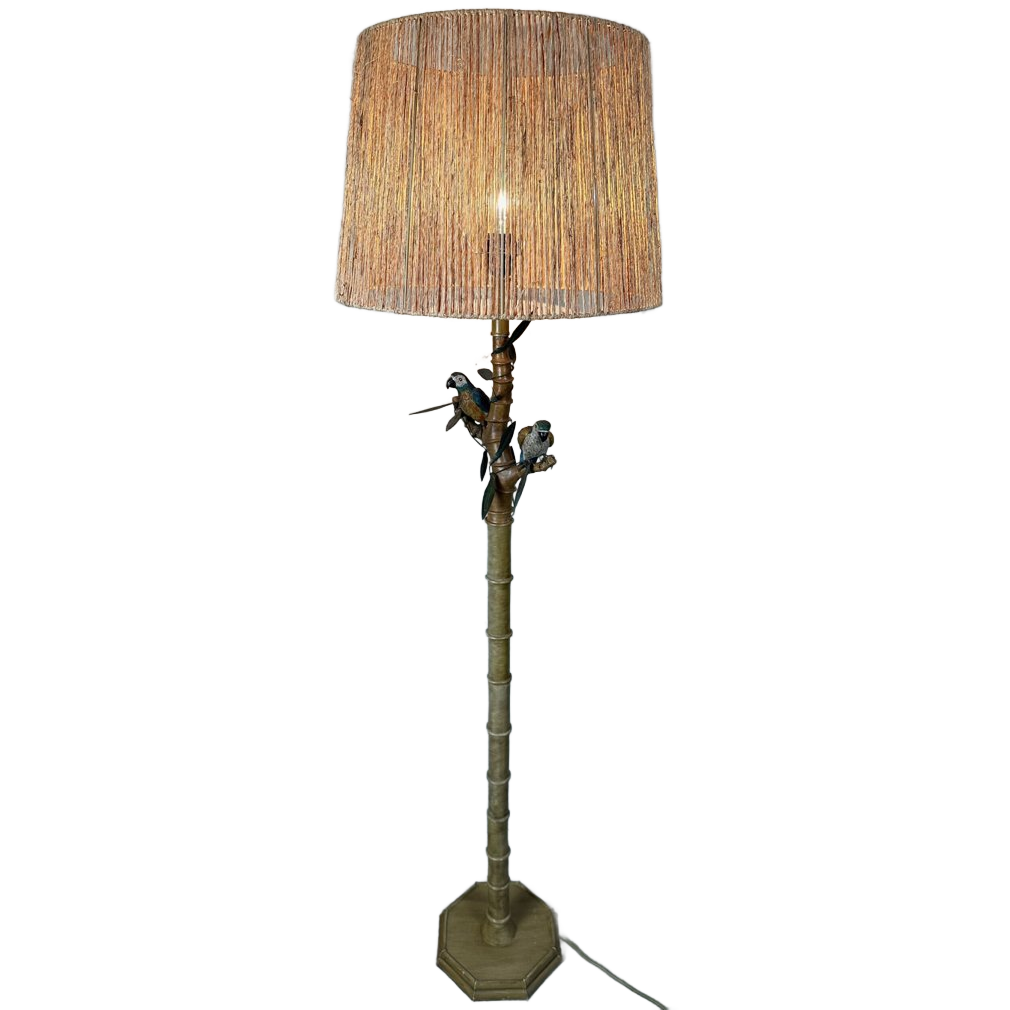 Vintage ‘botanical’ Vloerlamp image 1