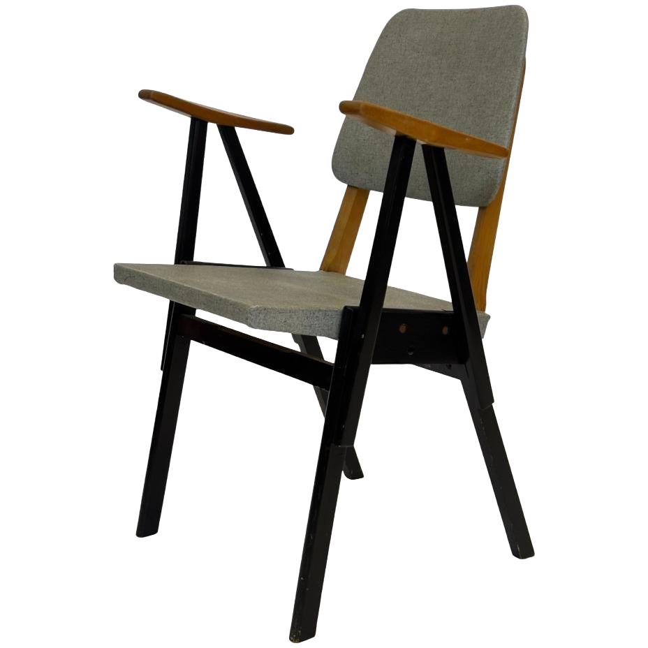 Vintage Zwager Ermeloo, Palais De Tokyo Stoel 50's Design image 1