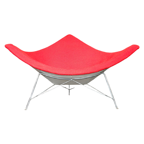 Early Model Vintage Coconut Chair By George Nelson For Herman Miller Fiberglass Shell image 1