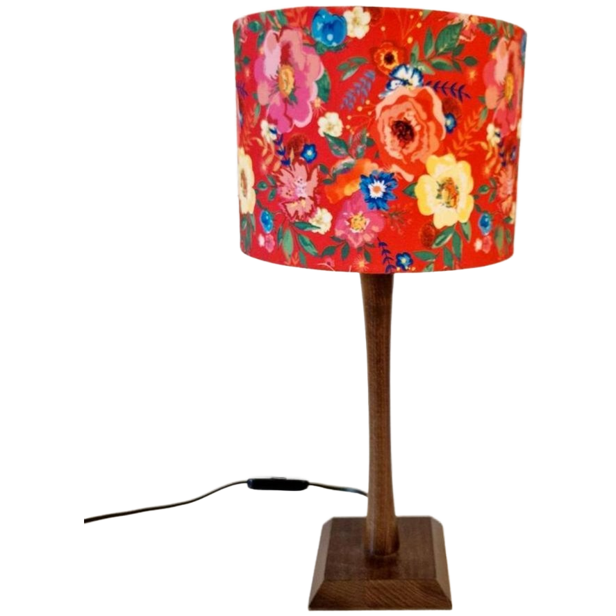 Retro Schemerlamp Bloemen Lampje image 1