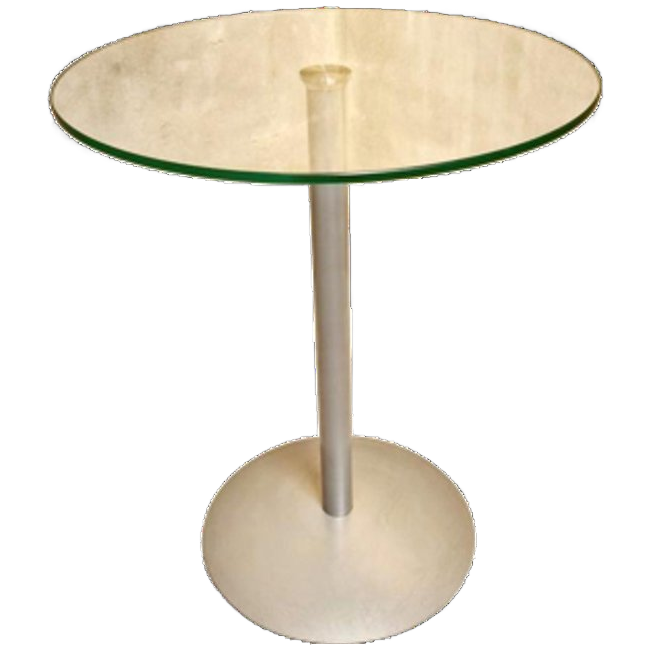 Vintage Bijzettafel Glazen Tafeltje Bijzettafel image 1