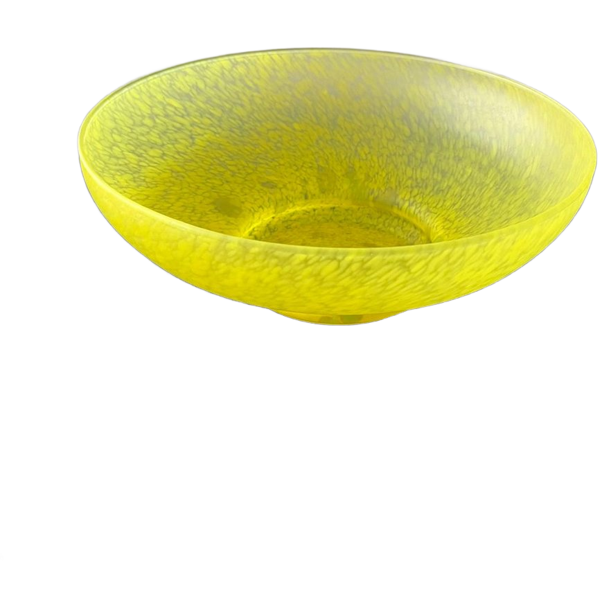 Glaspasta Ronde Schaal Op Voet. image 1