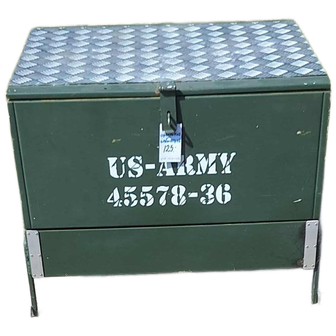Stoere Opbergkist, Legerkist Super Tof Ook Als Salontafel. image 1