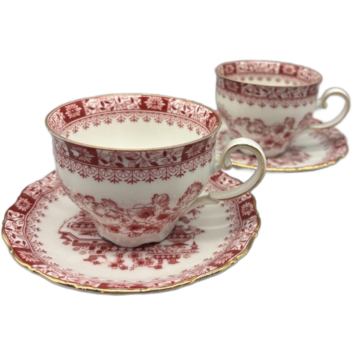 Seltmann Weiden Theresia Rood Kop En Schotels 4 Delige Set image 1