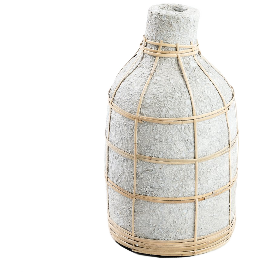 Bazar Bizar | De Whoopy Vaas - Betongrijs Naturel - L image 1
