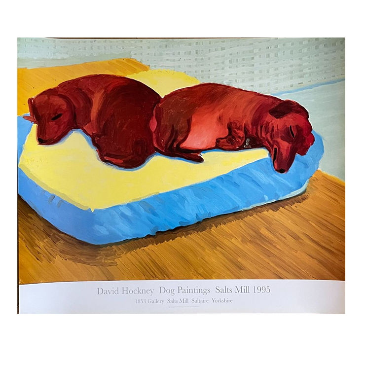 David Hockney, Dog Paintings 38 Salts Mill 1995. image 1