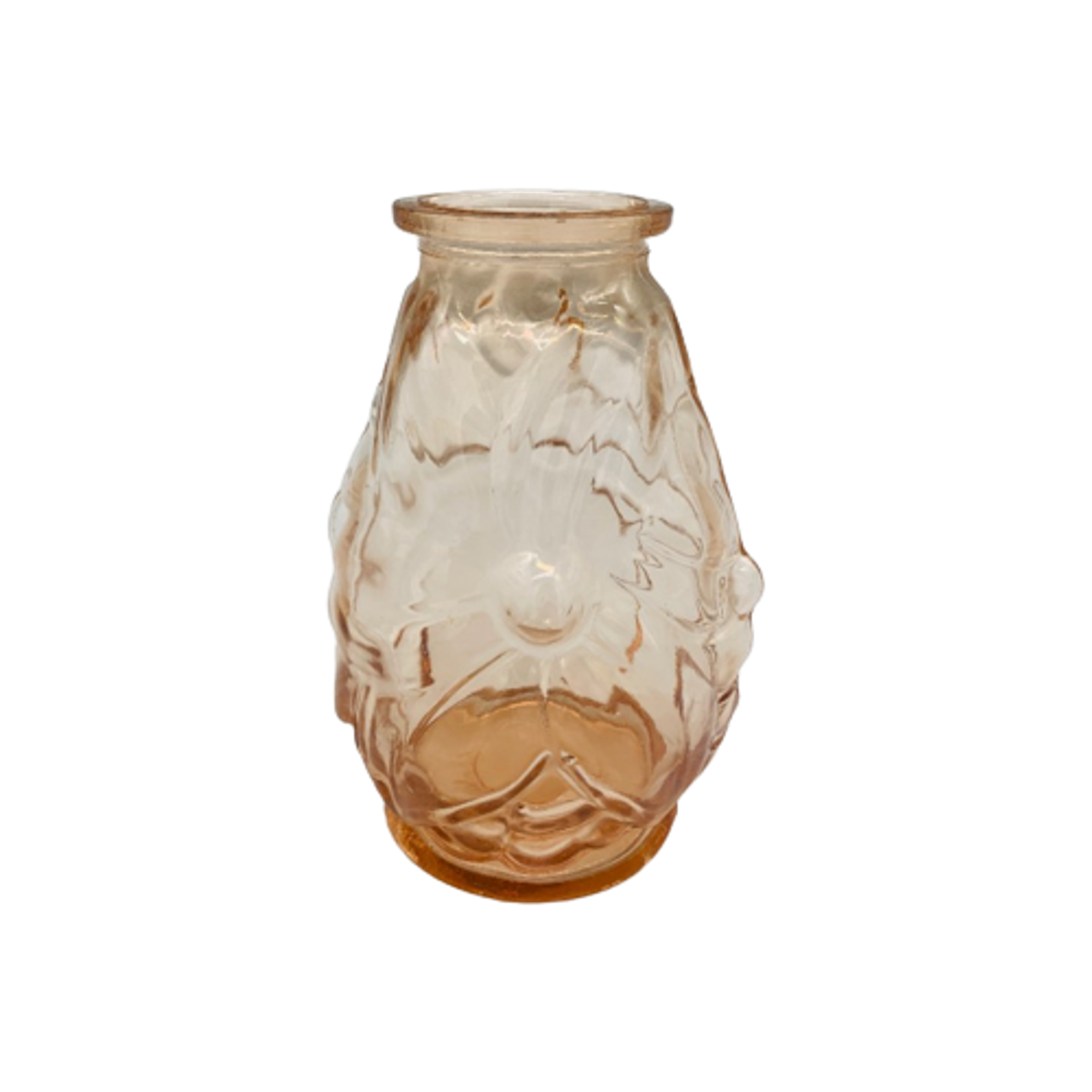 Vintage Vaasje Persglas Peach image 1