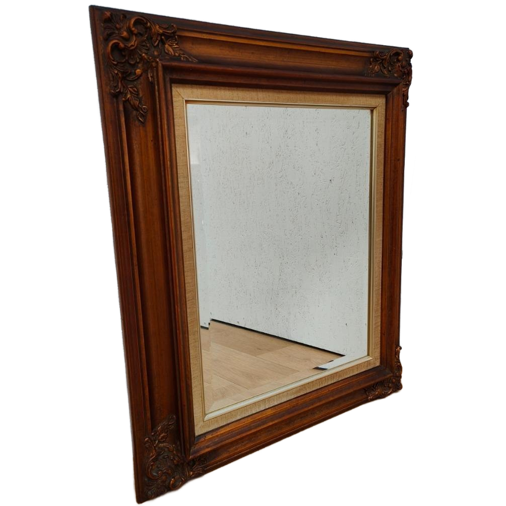 Grote Vintage Hollywood Regency Barok Rococo Spiegel image 1