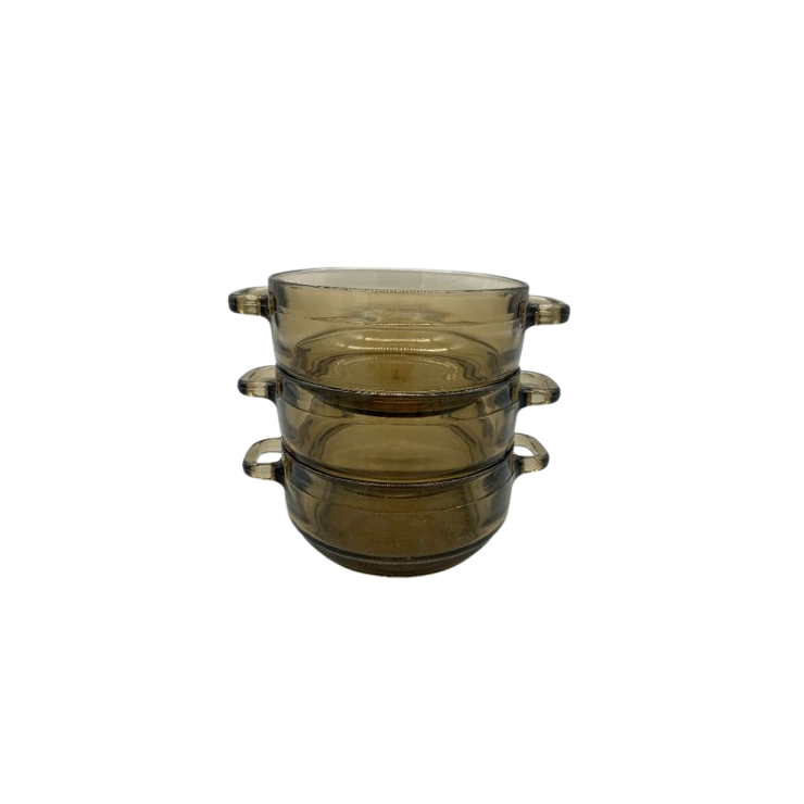 Set Arcoroc Soepkommen Rookglas 3 Stuks image 1