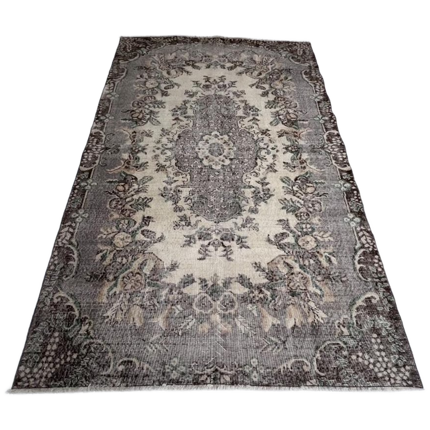 Beige Bruin Vintage Yuruk Vloerkleed 265 X 170 Cm image 1