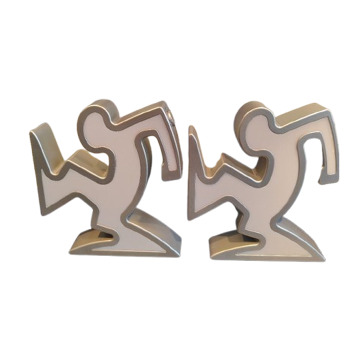 Set Osvaldo Cavandoli Keith Haring La Linea Lampen Grijs image 1