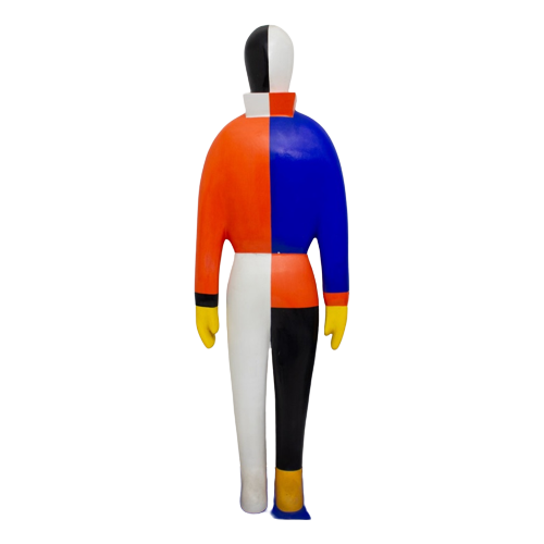 Kazimir Malevich “Sportsmen” Kunstbeeld Van Papier-Maché Guggenheim Museum 1996 image 1