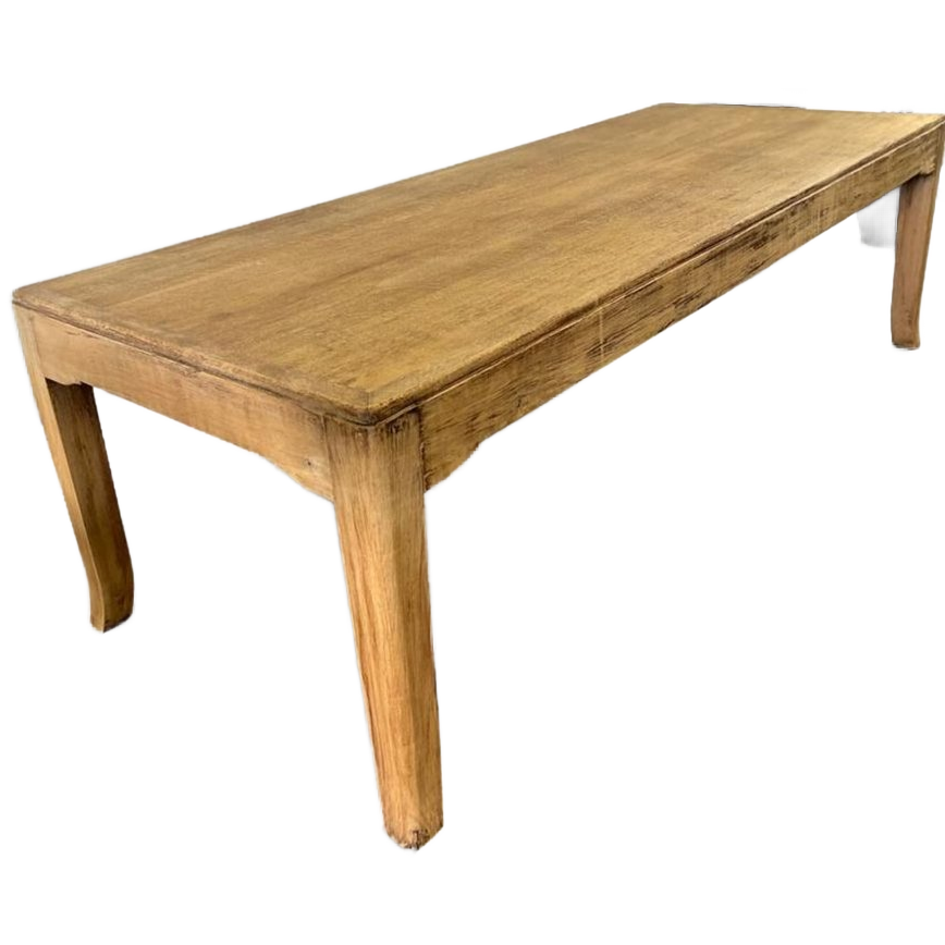 Vintage Xl Houten Tafel In Eik image 1