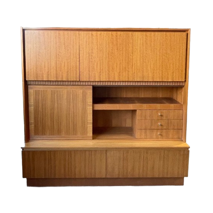 Vintage Zweeds Wandmeubel / Highboard. Royal Board 1970'S image 1
