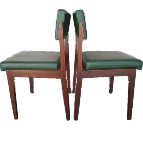 2x Scandinavian Teak Chairs (set) image 1