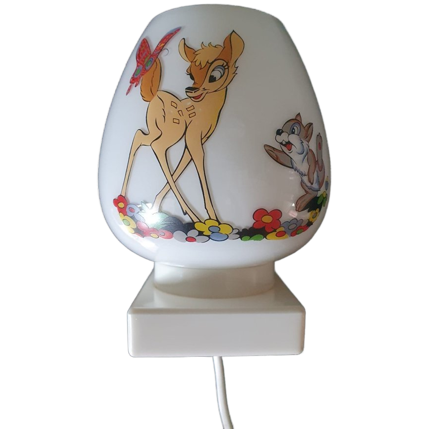 Vintage Disney Bambi Herda Kinderlamp Wandlamp image 1