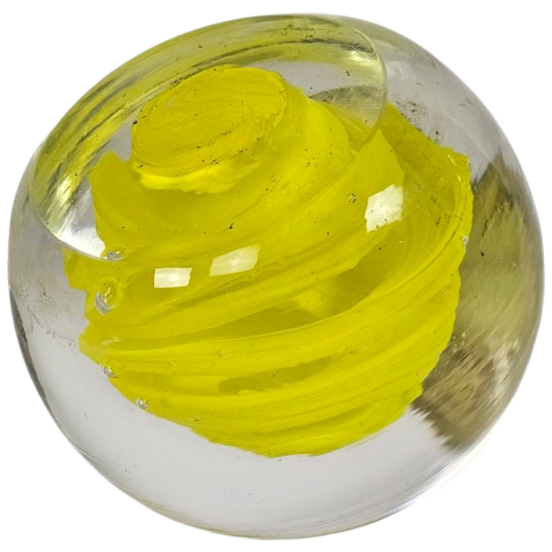 Bohemian - Paperweight - Kristal - Glas - 3e Kwart 20e Eeuw image 1