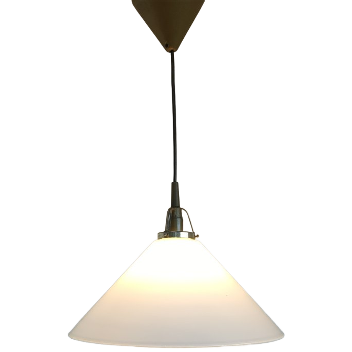 Vind vintage messing hanglamp op - april 2026