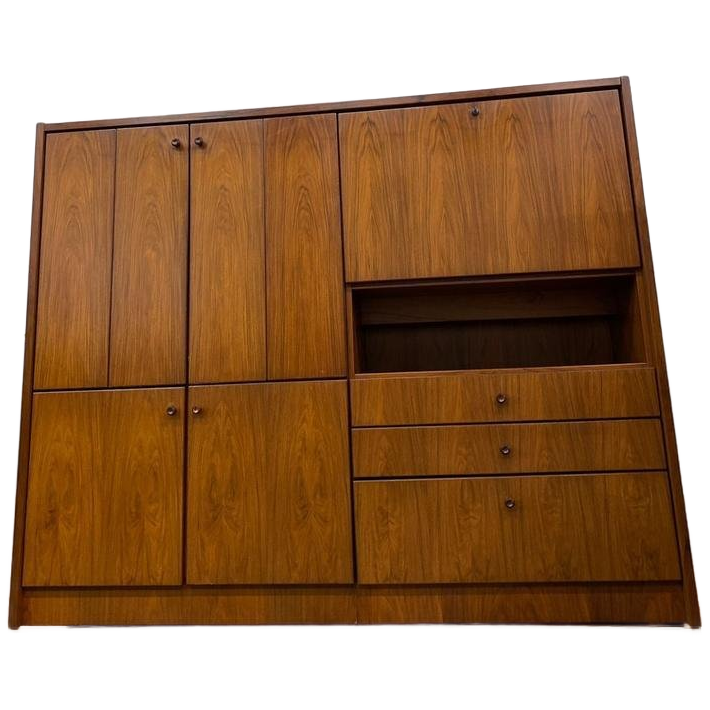 Vintage Houten Kast / Barkast / Vitrine image 1