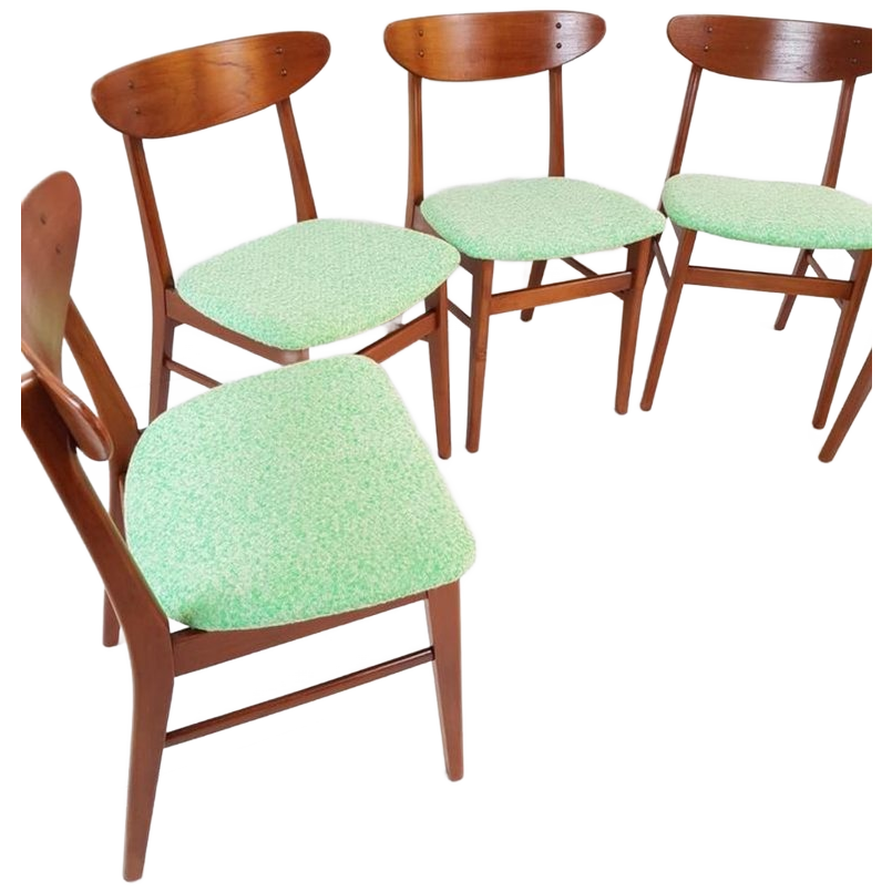 Vintage Farstrup Stoelen Nieuw Gestoffeerd Stof Naar Keuze image 1