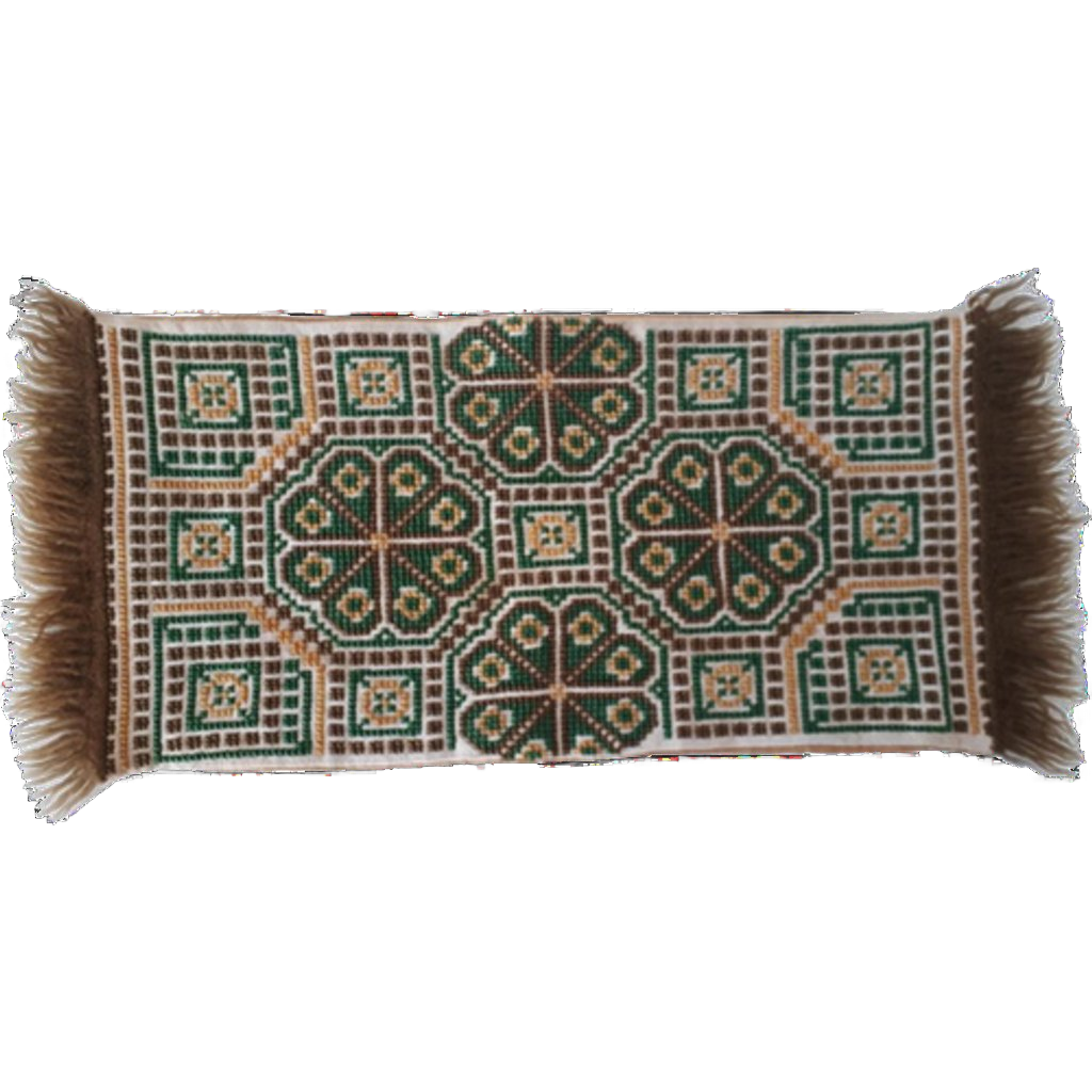 * Vintage Kleedje Bar Kleedje Mat Gehaakt Wollen Kleed image 1