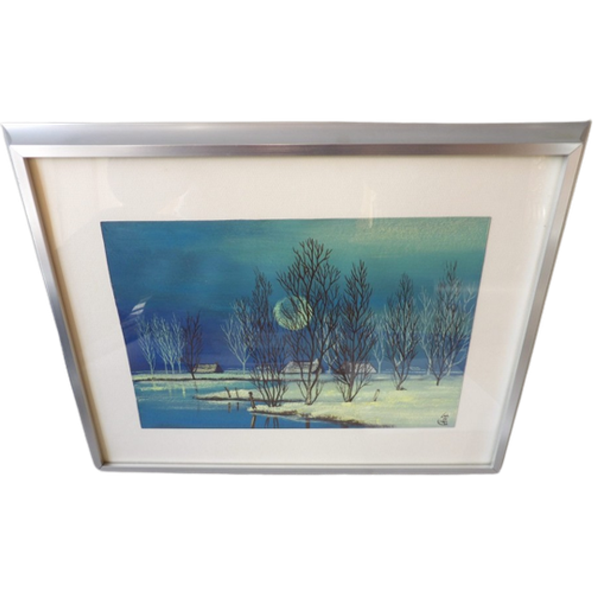 Luc De Ro Blauw Landschap image 1