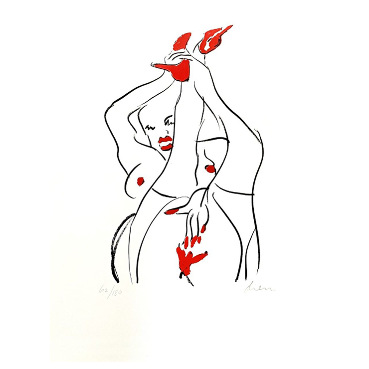 Peter Diem (1945) - Liggende Vrouw image 1
