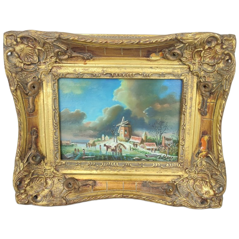 J. Glenn - Dorp Met Molen image 1