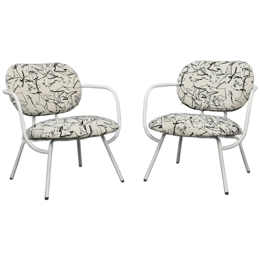 Pair Of Lounge Chairs “pi Lounge” By Richard Hutten For Puik Design image 1