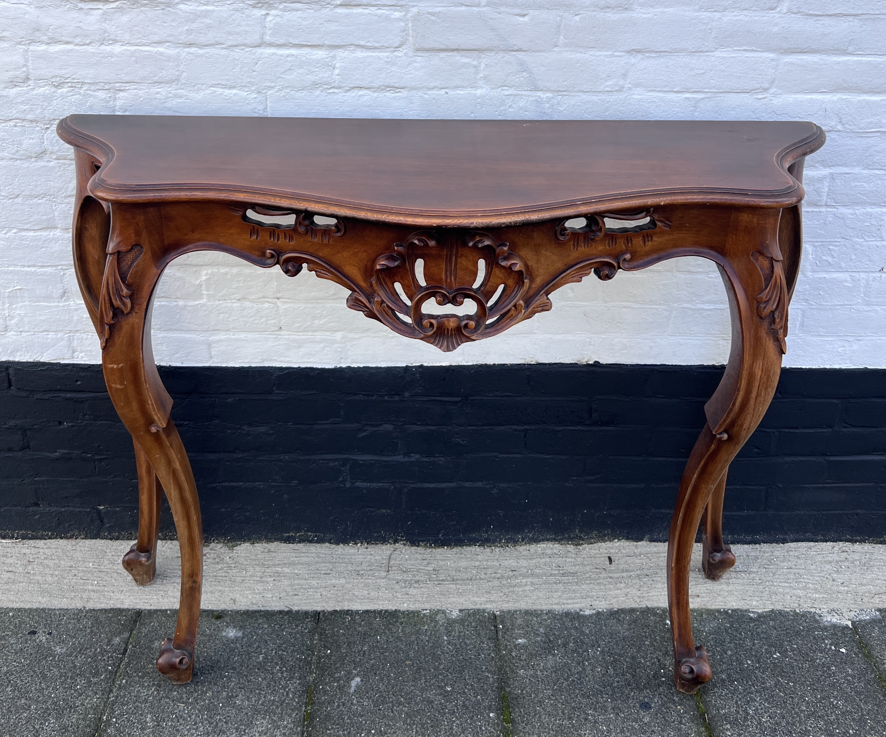 Mooie Grote Geschulpte Sidetable, Opengewerkt, 110 Cm Breed image 3