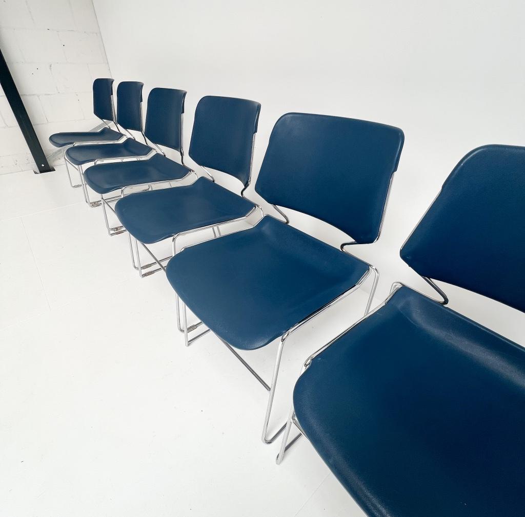 Stapelbare Matrix Krueger Stoel Van Thomas Tolleson, 1970's image 4