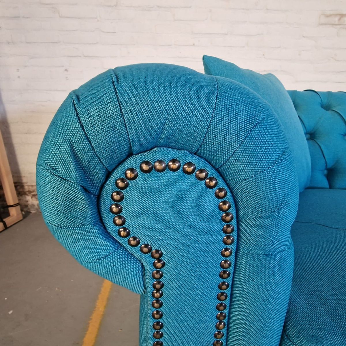 Chesterfield Bank Bahama Oceaanblauw (3-zits) image 2