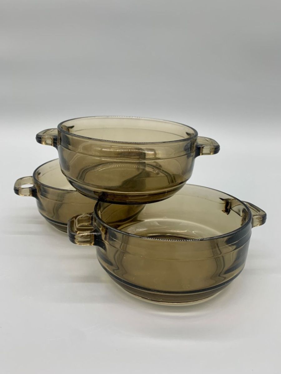 Set Arcoroc Soepkommen Rookglas 3 Stuks image 4