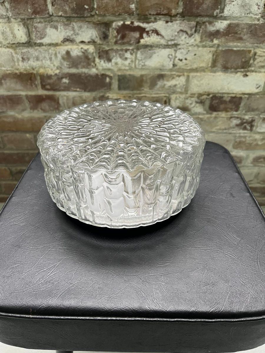 Mid Century Plafondlamp, Vintage Plafonnière. image 7
