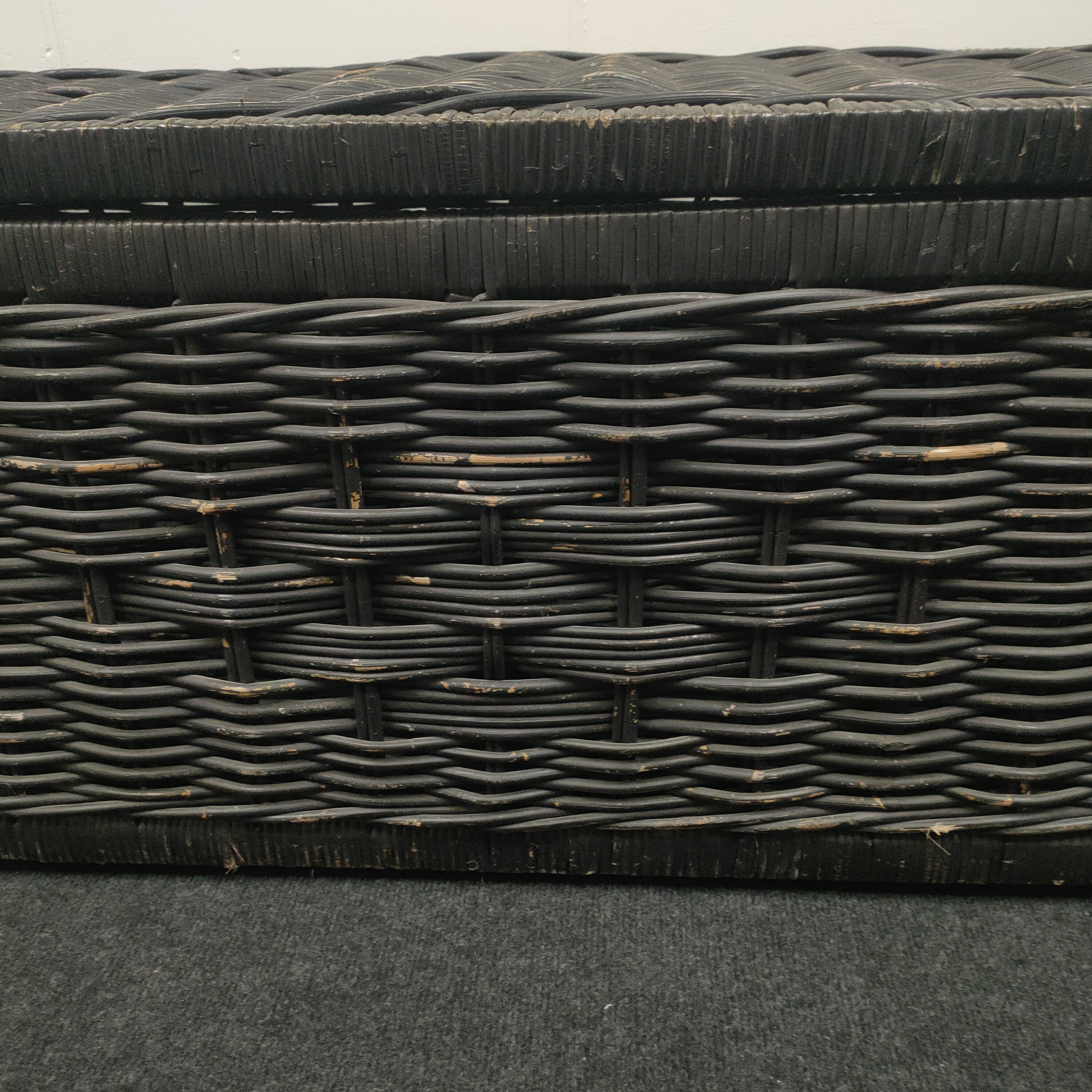 Grote Rieten Rotan Opbergmand Met Deksel image 7