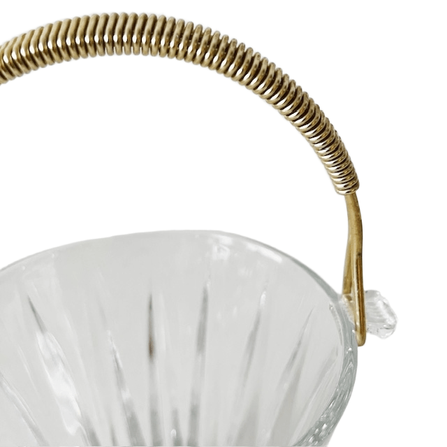 Vintage Ijsemmer Hollywood Regency Glas Messing 1960’s image 3