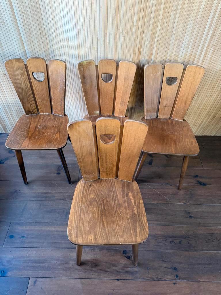 4 Brutalist Stoelen image 4