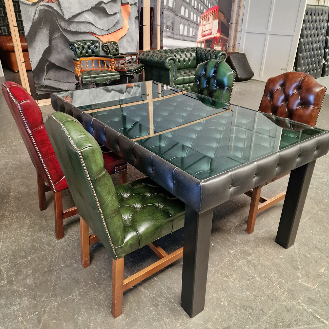 Caleb Eetkamertafel (dt 100×180) – Zwart image 2