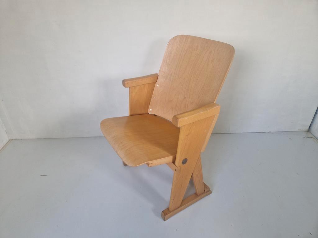 Vintage Bioscoop Stoel Design Ton. image 7