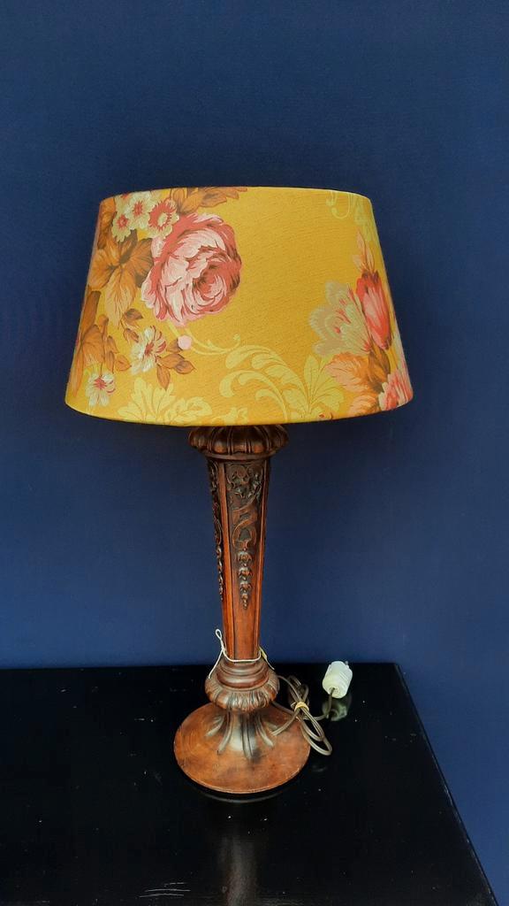 Vintage Glas Plafond Lamp, Plafoniere, Helder Reliëf Glas image 22