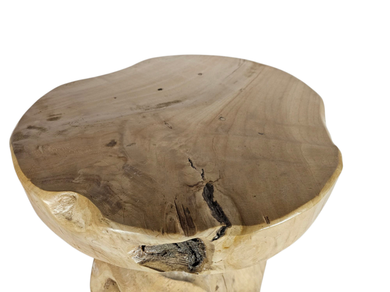 Teakhout - Krukje - Bijzettafeltje - Naturel image 3