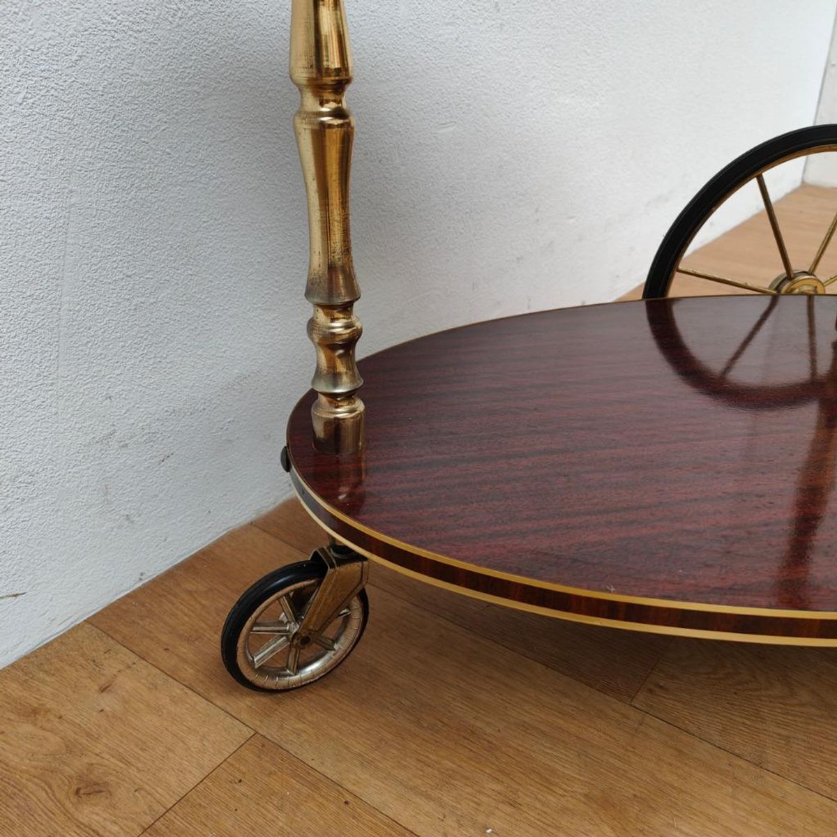 Vintage Barcart Drankenkar Trolley Butlerwagen Bijzettafel 3 image 8