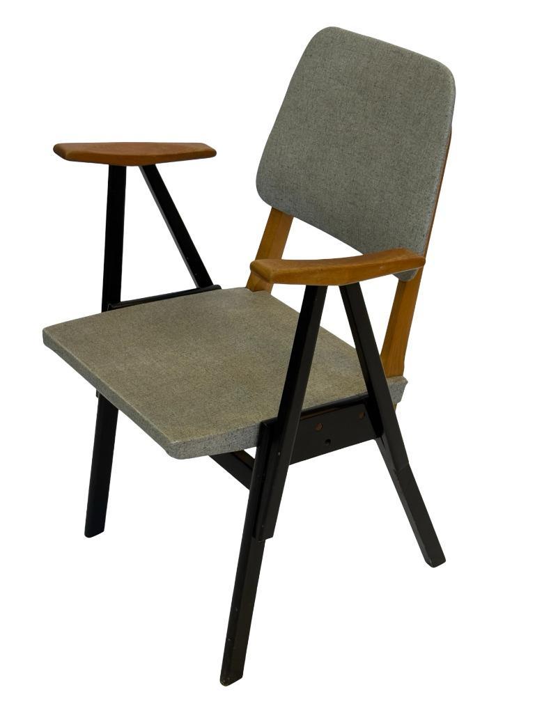 Vintage Zwager Ermeloo, Palais De Tokyo Stoel 50's Design image 11