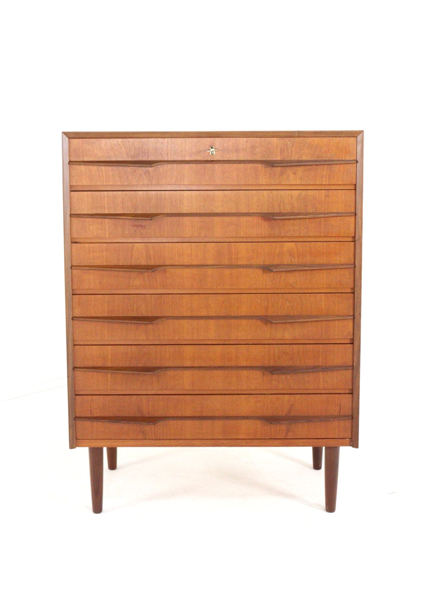 Vintage Hoge Ladekast 'olsted' Deens Design image 2