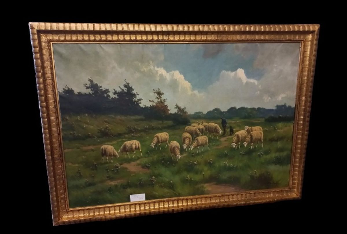 Henri Matthijs (xix-xx) Schapen Met Herder image 2