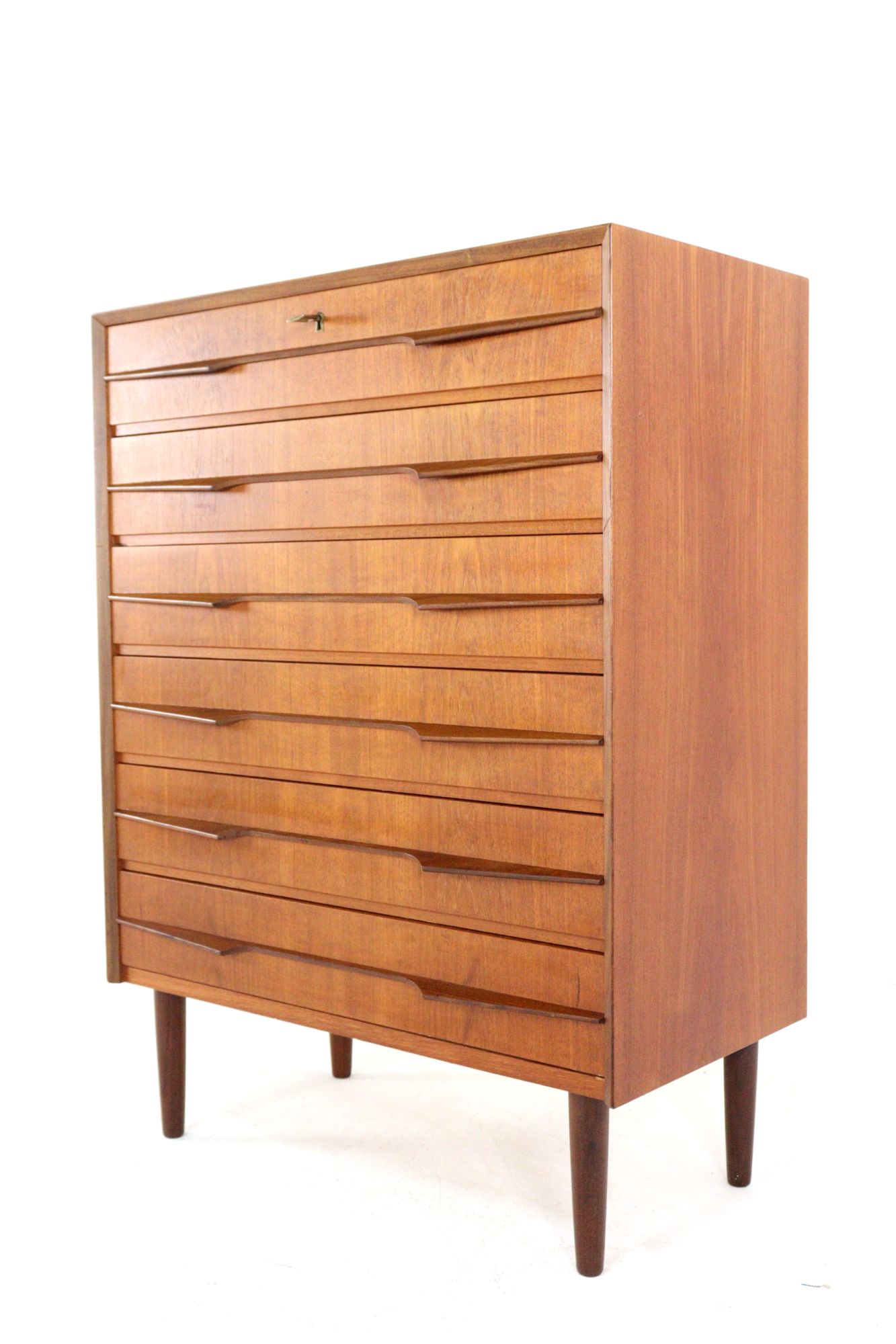 Vintage Hoge Ladekast 'olsted' Deens Design image 12