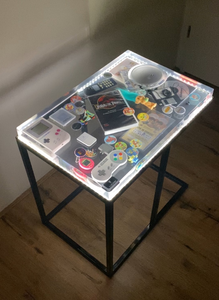 Jaren 90 Epoxy Tafel Van Art By Screamer image 4