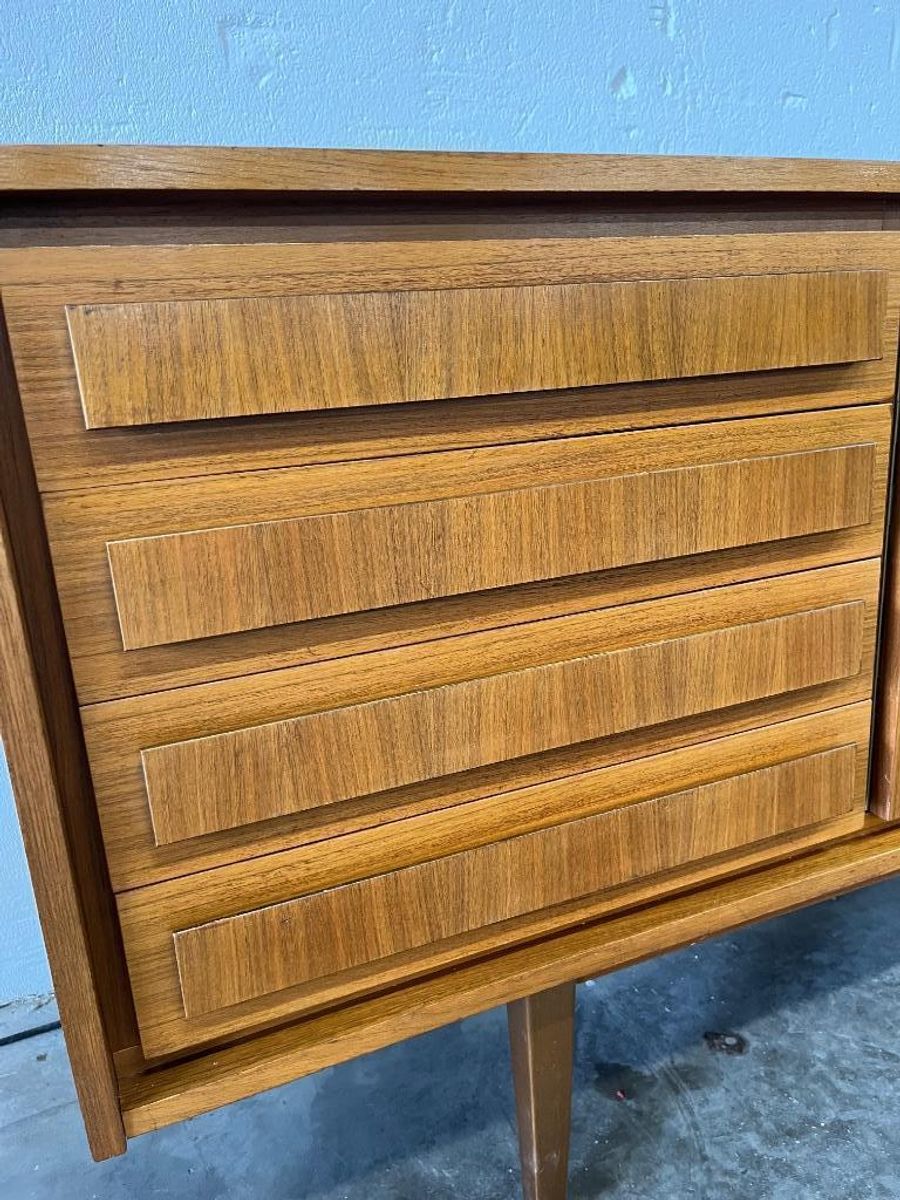 Vintage Xl Houten Dressoir / Buffetkast / Commode image 12