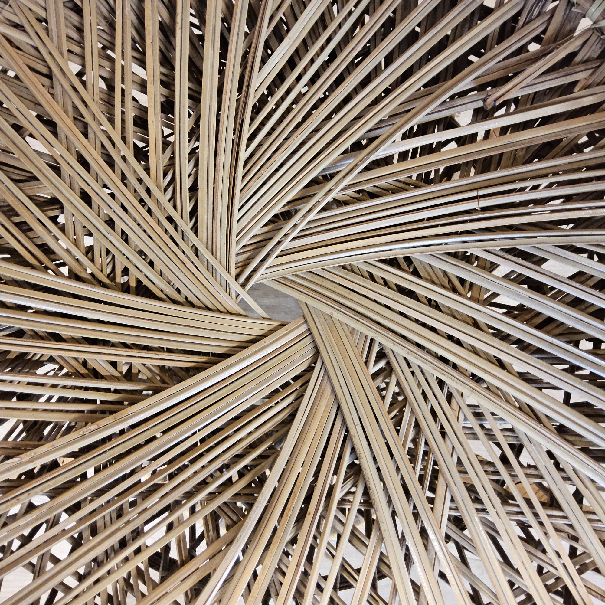 Vintage Rotan Peacock Chair Emmanuelle / Pauwen Stoel (h150cm) image 12