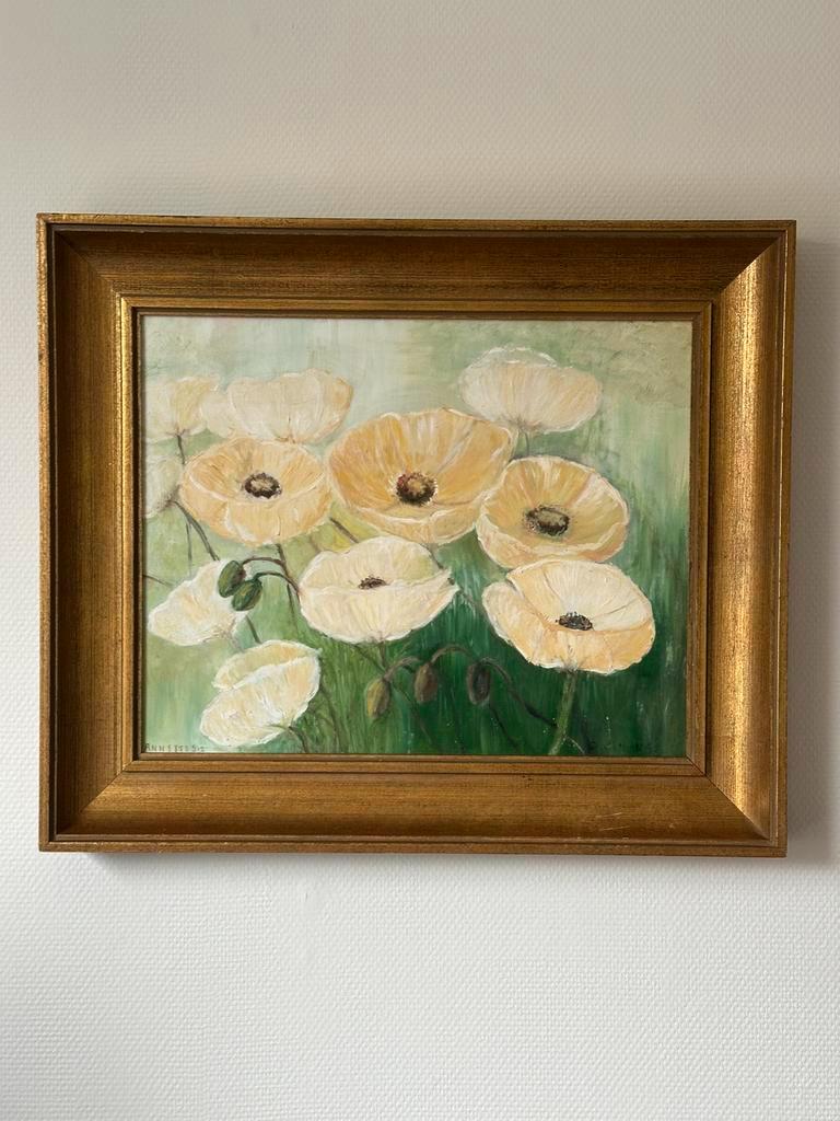Vintage Schilderij “ Elisabeth Krops, Tender Poppies” image 2